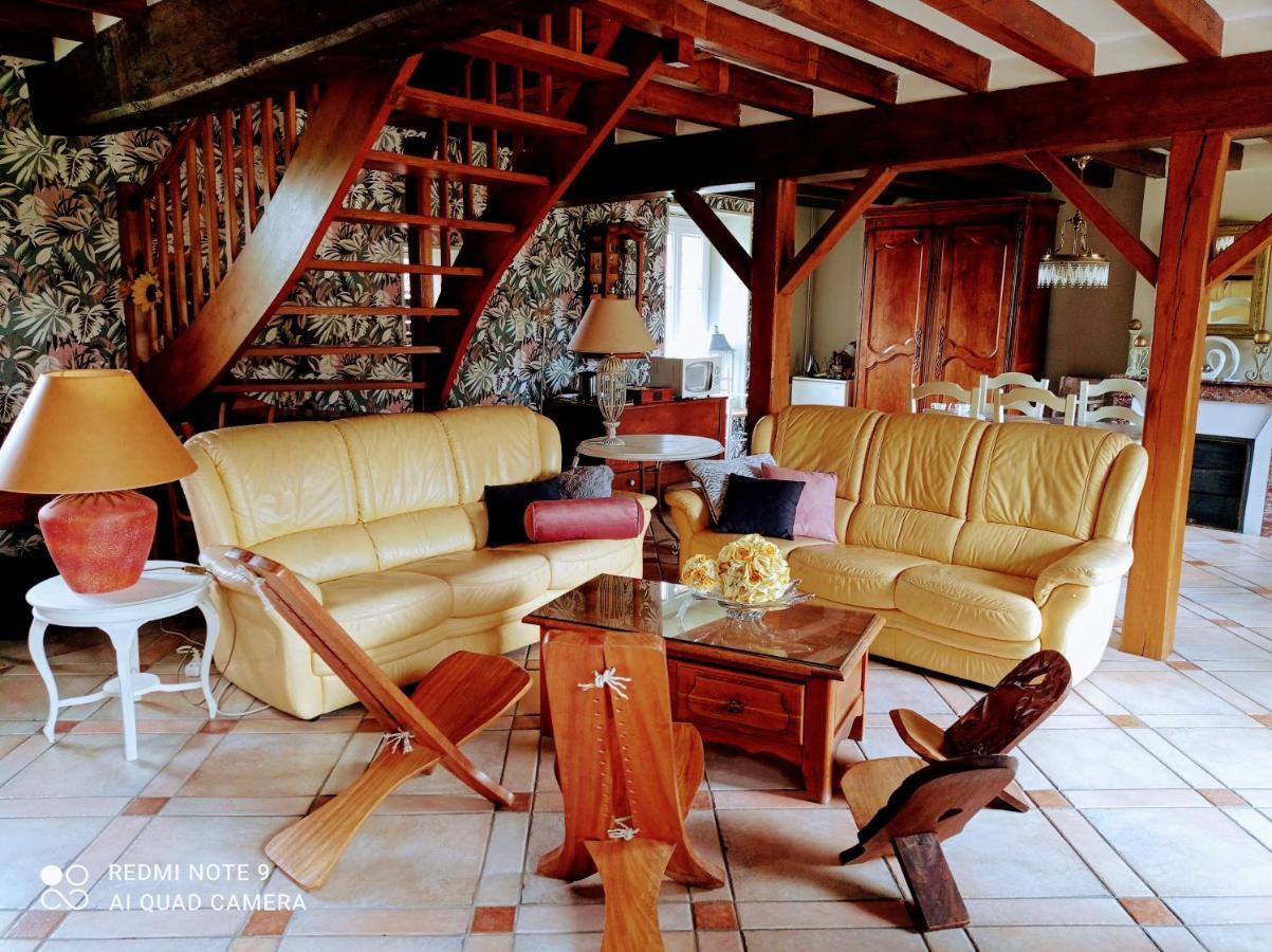 B&B Ferme De La Rouzannerie Pour 2 Ou Famille Lanneray Exterior photo
